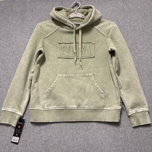 Ethika Men's Pullover Hoodie Stonewash Sage Size Small